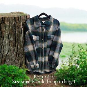 Plaid Button-Up Shirt